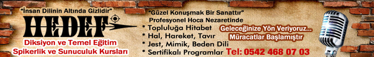 hedef diksiyon YENİ