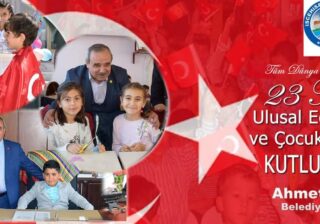 BAŞKAN ŞAHİNDEN 23 NİSAN KUTLAMASI